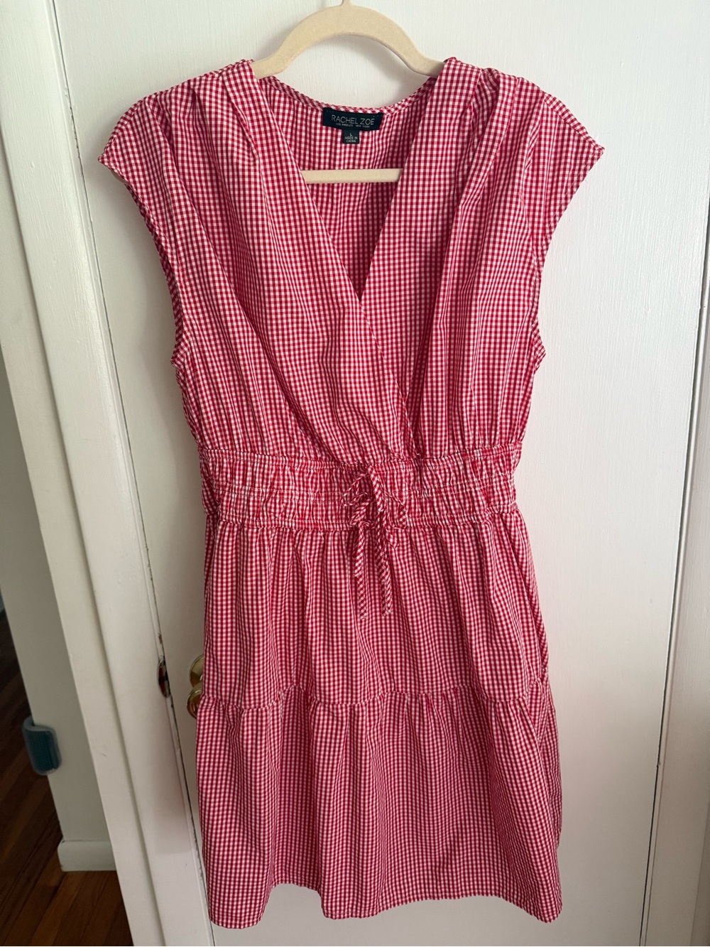 Rachel Zoe Red Gingham Mini Dress